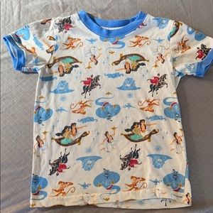 Aladdin characters ringer tee